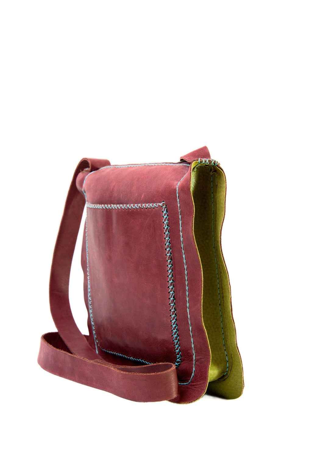 Bolso de piel artesanal