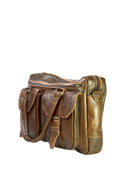 🤎 Bolso de cuero vintage multifunción – Estilo y carácter