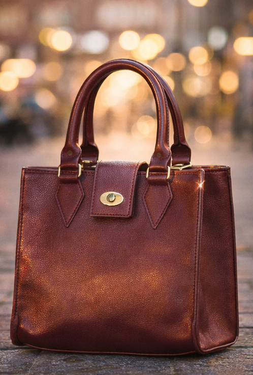 ❤️ Bolso de cuero elegante con bandolera – Sofisticación y funcionalidad