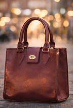 ❤️ Bolso de cuero elegante con bandolera – Sofisticación y funcionalidad