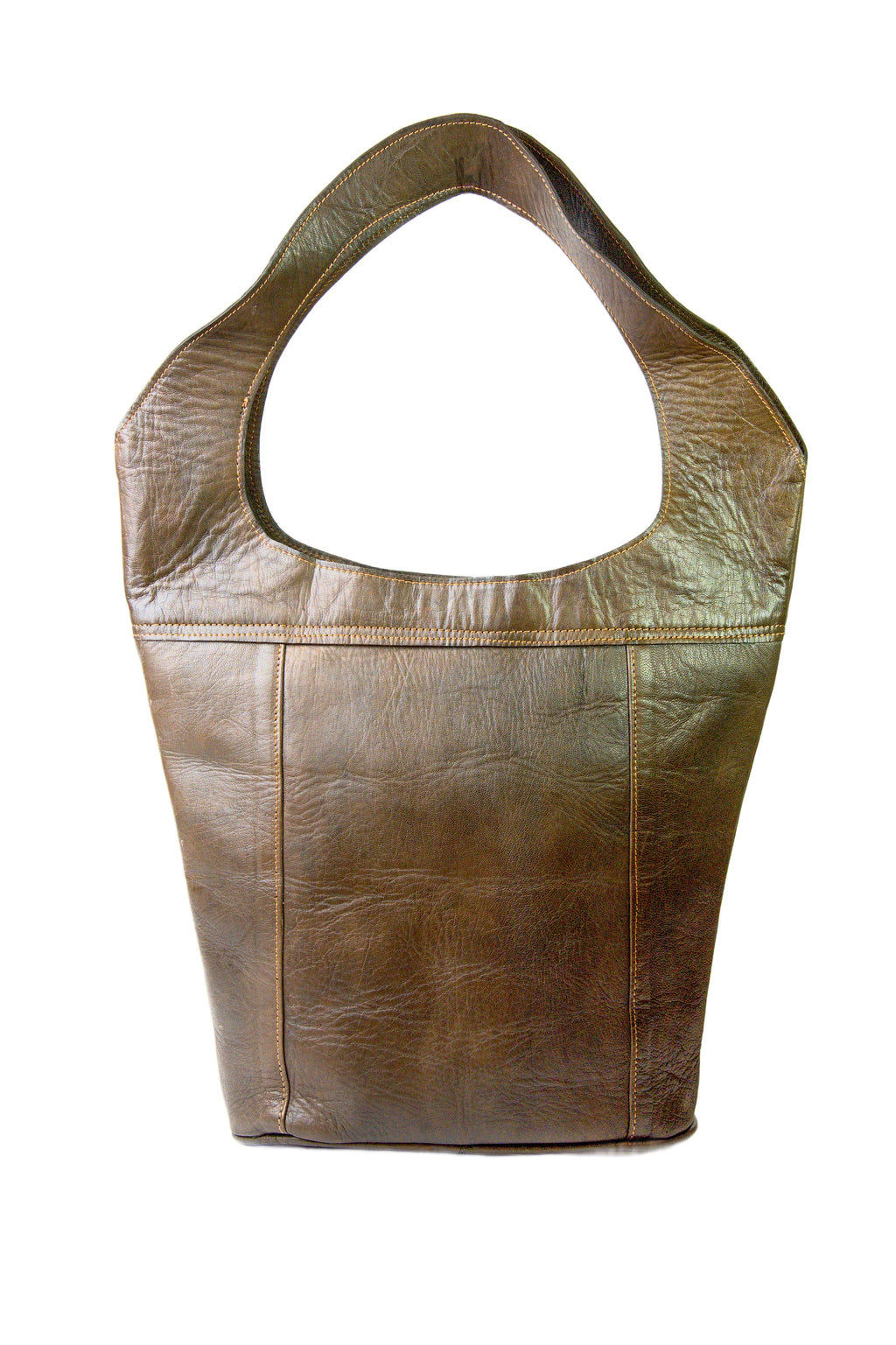 🤎 Bolso de hombro de cuero – Elegancia natural para cada día