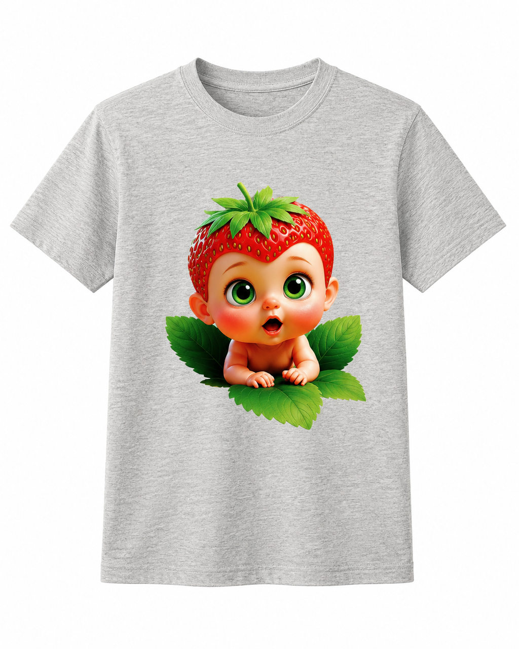 Nuestras camisetas🍓🥦 Strawberry Baby &amp; Angry Broccoli Collection algodón de alta calidad