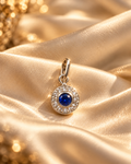 💙 Colgante Zafiro · Plata 925 · Hecho a Mano