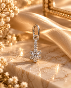 ✨ Colgante Flor de Luz · Plata · Hecho a Mano