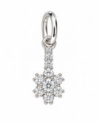 ✨ Colgante Flor de Luz · Plata · Hecho a Mano
