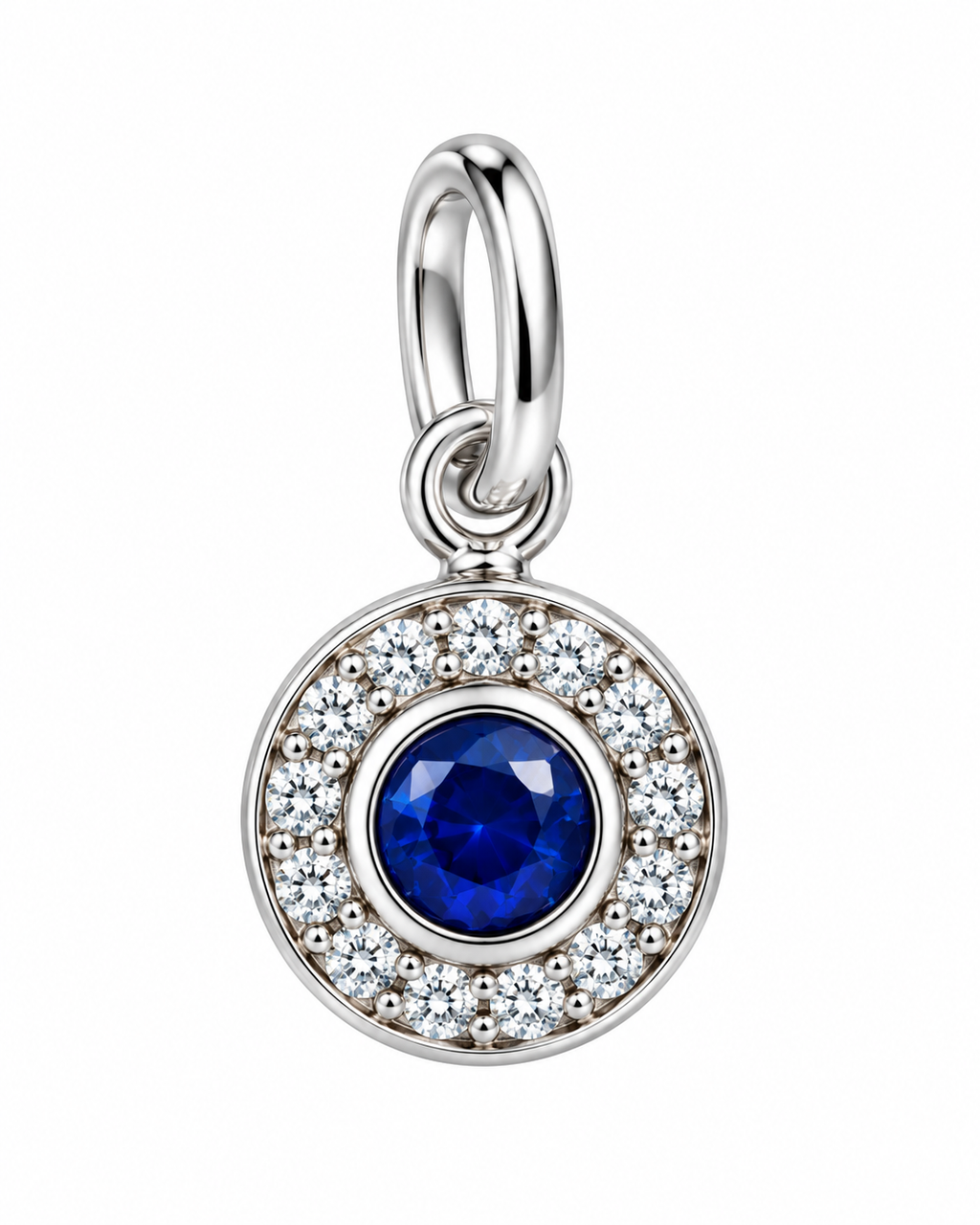 💙 Colgante Zafiro · Plata 925 · Hecho a Mano
