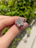✨💍 Anillo floral de plata — pieza única