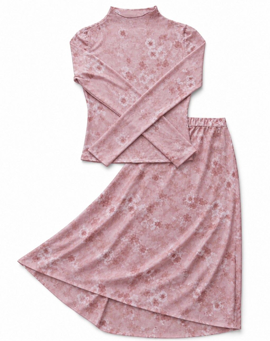Conjunto floral de dos piezas