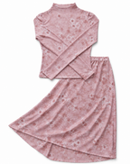 Conjunto floral de dos piezas