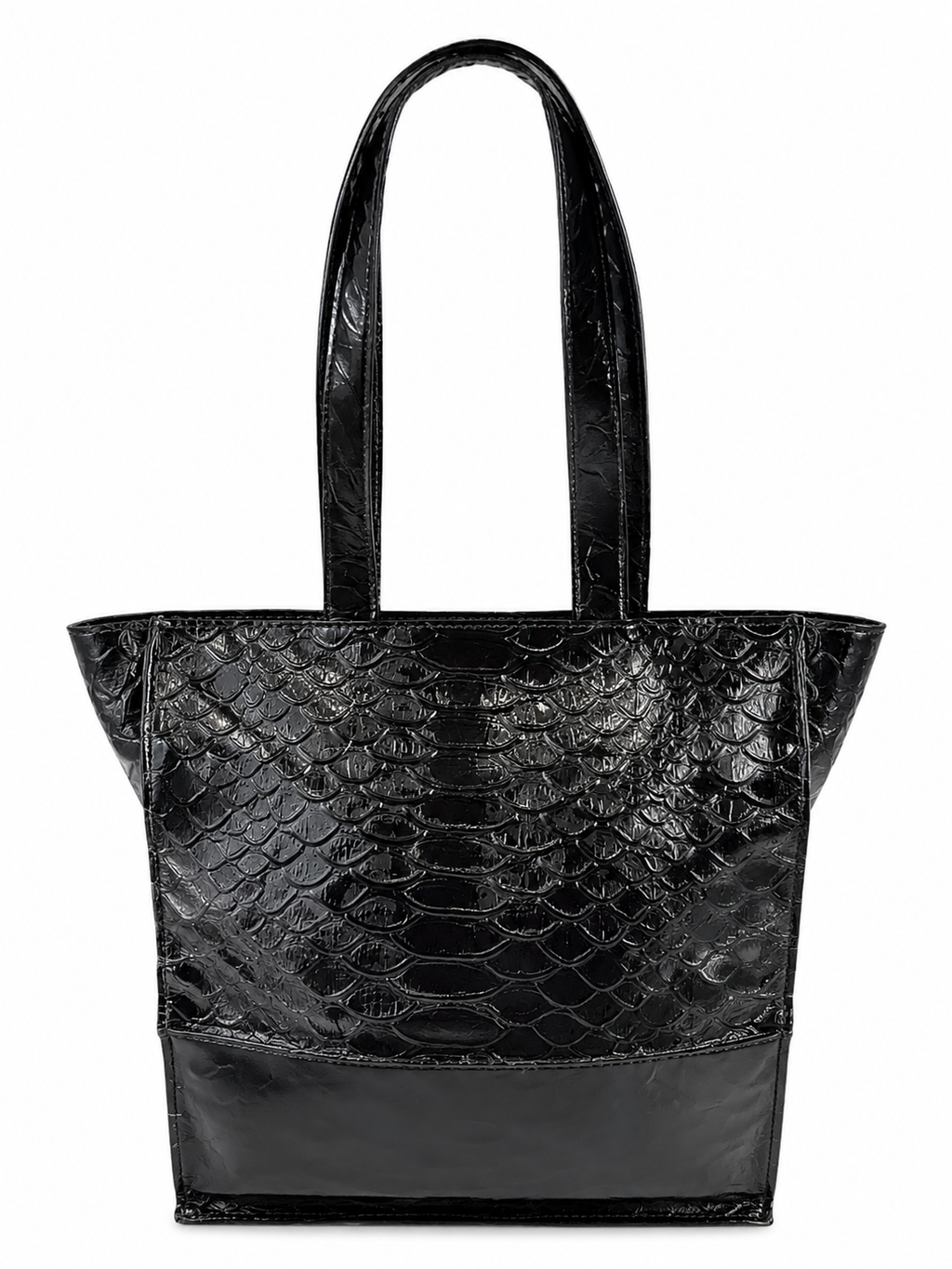 Bolso Tote Black Snake Effect
