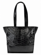 Bolso Tote Black Snake Effect