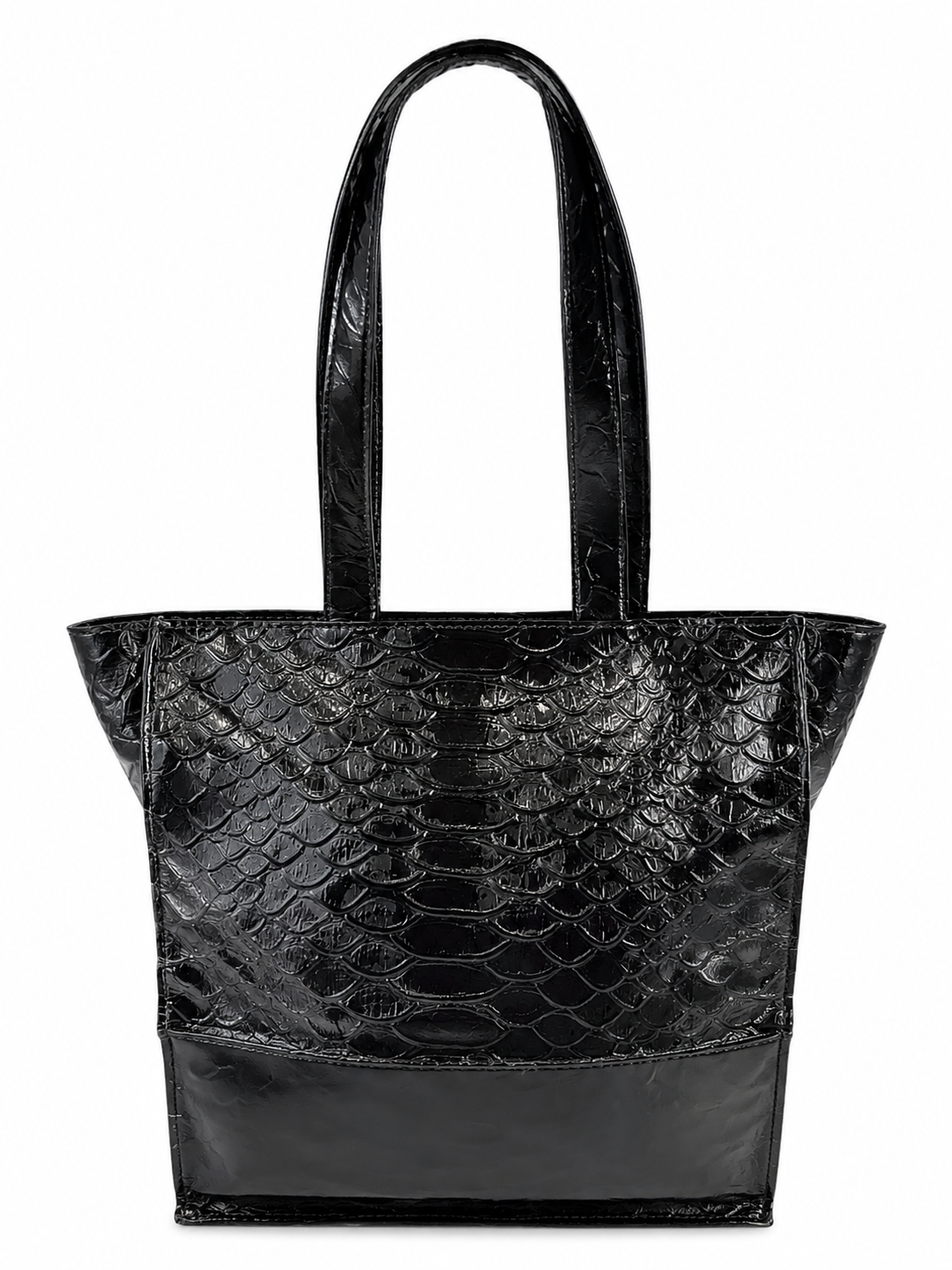 Bolso Tote Black Snake Effect