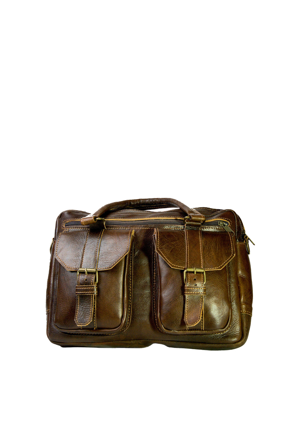 🤎 Bolso de cuero vintage multifunción – Estilo y carácter